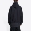 Qixi-hoodie met wijde pasvorm “Black” 674986TLVC21070