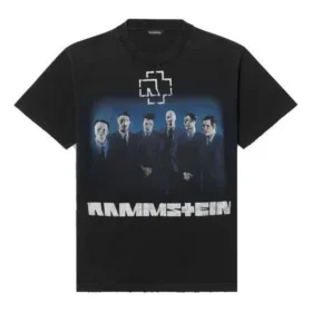 Rammstein Duitsland Band Crossover met korte mouwen Zwart 670943TLV511000