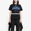 Rammstein Duitsland Band Crossover met korte mouwen Zwart 670943TLV511000