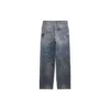Rechte Denim-broek met doodle-print “Blue” 746986TOW664036