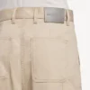 Relaxte cargo-broek voor dames in beige