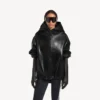 Relaxte hoodie voor dames in zwart