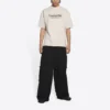Retail Therapy T-shirt met medium pasvorm “Ivory Black” 612966TLVB19054