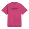 Retail Therapy T-shirt met split “Burgundy Black” 675016TLVB16165