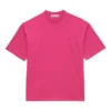Retro-logo, korte mouwen, unisex, roze 556104TBV435630