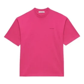 Retro-logo, korte mouwen, unisex, roze 556104TBV435630