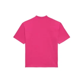 Retro-logo, korte mouwen, unisex, roze 556104TBV435630