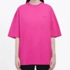 Retro-logo, korte mouwen, unisex, roze 556104TBV435630