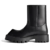 Rhino-enkellaarsjes “Zwart glad kalfsleer” 763684WBB501000
