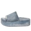 Rise-Sandalen “Denim Print Leather” 656960WBMA14000