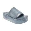 Rise-Sandalen “Denim Print Leather” 656960WBMA14000