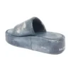 Rise-Sandalen “Denim Print Leather” 656960WBMA14000