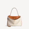 Rodeo-handtas voor dames, medium, in beige/tan cowboy