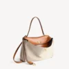 Rodeo-handtas voor dames, medium, in beige/tan cowboy