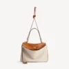 Rodeo-handtas voor dames, medium, in beige/tan cowboy