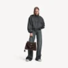 Rodeo-handtas voor dames, medium, in licht espresso