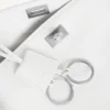 Rodeo-handtas voor dames, mini, in optisch wit
