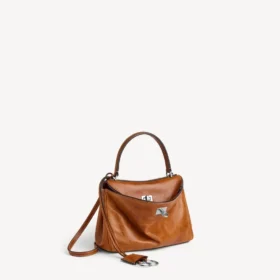 Rodeo-handtas voor dames, mini, in tan cowboy
