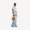 Rodeo-handtas voor dames, mini, in tan cowboy