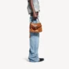 Rodeo-handtas voor dames, mini, in tan cowboy