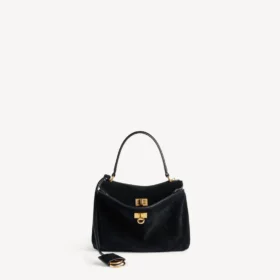 Rodeo-handtas voor dames, mini, in zwart