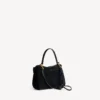 Rodeo-handtas voor dames, mini, in zwart