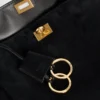 Rodeo-handtas voor dames, mini, in zwart