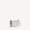 Rodeo-slingpochette voor dames met strass-steentjes in rookgrijs