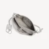 Rodeo-slingpochette voor dames met strass-steentjes in rookgrijs