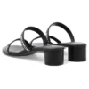 Ronde Sandalen van 40 mm “Black” 695000WCAE11090