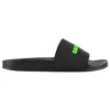 Rubberen slippers “Zwart Fluo Groen” 565826W1S811030