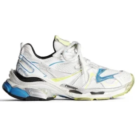 Runner 2.0 Sneakers “Wit, geel en blauw, mesh en polyurethaan” 779066W3RXP9074