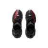 Runner Graffiti-Sneakers “Zwart en rood mesh en nylon” 677403W3RBQ1060