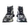 Runner High Top Sneakers “Tweekleurig zwart en wit” 695764W3RH29010