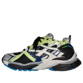 Runner Sneaker “Grijs Blauw Groen” 677403W3RB55179