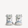 Runner-sneaker voor dames in blauw/geel/wit