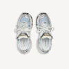 Runner-sneaker voor dames in blauw/geel/wit