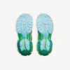 Heren Runner sneaker in grijs/groen/blauw