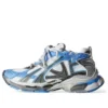 Runner Sneakers “Blauw en grijs nylon en suède-achtige stof” 772774-W3RNY4912