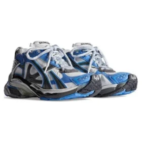 Runner Sneakers “Blauw en grijs nylon en suède-achtige stof” 772774-W3RNY4912
