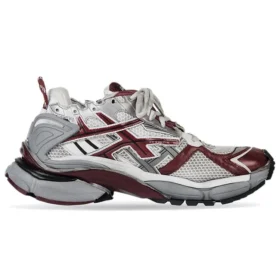 Runner Sneakers “Bordeauxrood Grijs Wit Mesh en Nylon” 677403W3RB39069