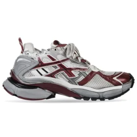 Runner Sneakers “Grijs-Bordeauxrood Mesh en Nylon” 677402W3RB39069