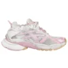 Runner Sneakers “Wit, babyroze mesh en nylon” 677403W3RB39059