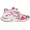 Runner Sneakers “Wit Roze Grijs Mesh en Nylon” 677402W3RBN9155