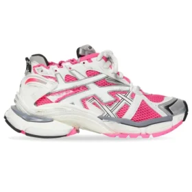 Runner Sneakers “Wit Roze Grijs Mesh en Nylon” 677402W3RBN9155