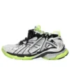 Runner Sneakers “Wit, zwart en neon geel, mesh en nylon” 677403W3RBP1093