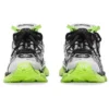 Runner Sneakers “Wit, zwart en neon geel, mesh en nylon” 677403W3RBP1093