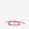 Saint-Germain-armband in roze/zwart/wit/glanzend zilver