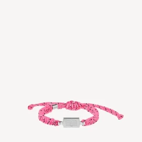 Saint-Germain-armband in roze/zwart/wit/glanzend zilver