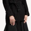 Saint-Germain-ring met label voor dames in glanzend zilver